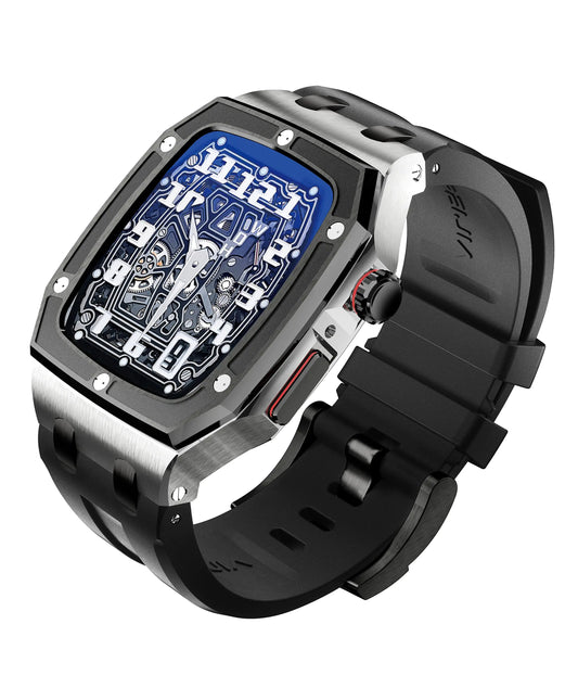 PEIPEIJIA Rugged watch band with case Compatible for apple watch bands for men apple watch screen protector 44mm with watch band apple watch bands for women iWatch 6 5 4 SE